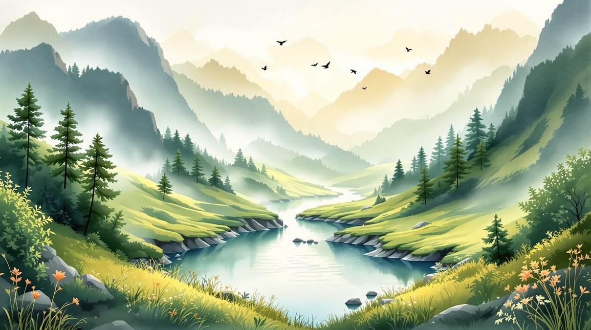 自然纪录频道插画